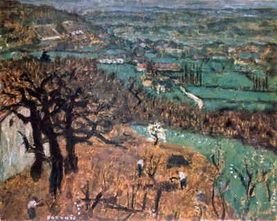 Landschaft in Dauphiné von Pierre Bonnard