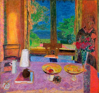 Esszimmer am Garten, 1934-35 von Pierre Bonnard