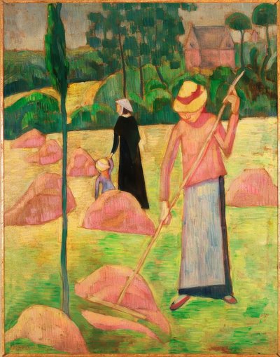 Frau mit Rechen von Pierre Bonnard