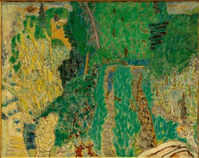 Garten mit kleinem Steg von Pierre Bonnard