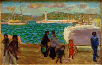 Der neblige Golf (Mistralhimmel) von Pierre Bonnard