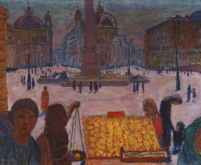Piazza del Popolo, Rom von Pierre Bonnard