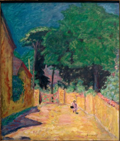 Gasse in Vernonnet von Pierre Bonnard