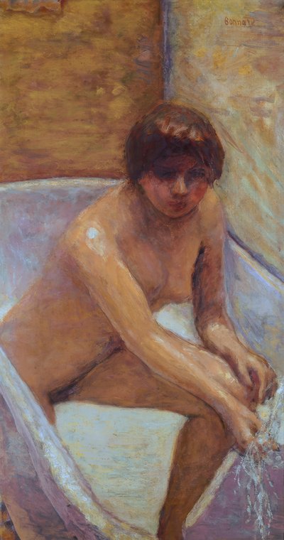 Nach dem Bad von Pierre Bonnard