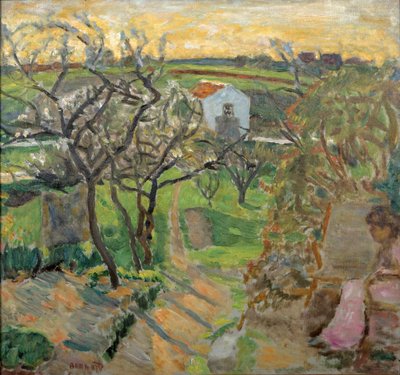 Frühlingssonnenuntergang von Pierre Bonnard