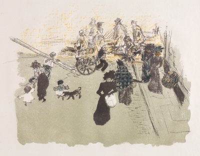 Straßenecke von Pierre Bonnard