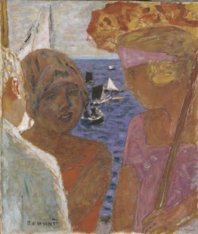 Das Gespräch in Arcachon von Pierre Bonnard