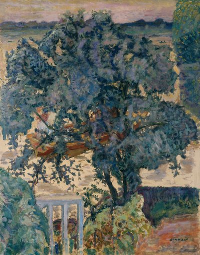 Baum am Fluss von Pierre Bonnard