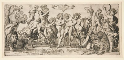 Bacchus und sein Gefolge von Pierre Brebiette