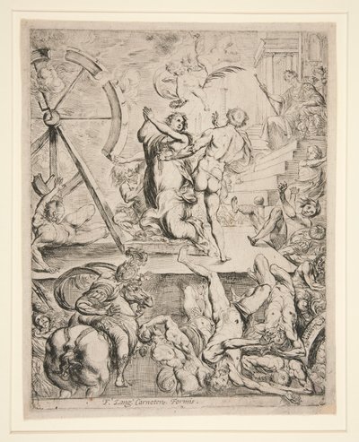 Das Martyrium der heiligen Katharina von Alexandria von Pierre Brebiette