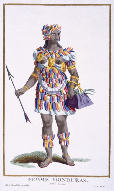 Eine Frau aus Honduras, 1780 von Pierre Duflos