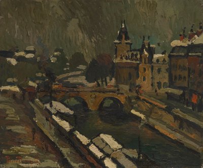 Paris im Winter von Pierre Dumont