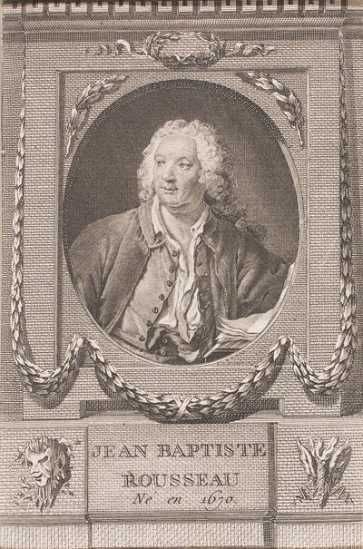 Jean Baptiste Rousseau von Pierre Dupin