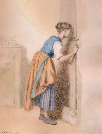 Das Schlüsselloch, 1869, 1938 von Pierre Edouard Frere