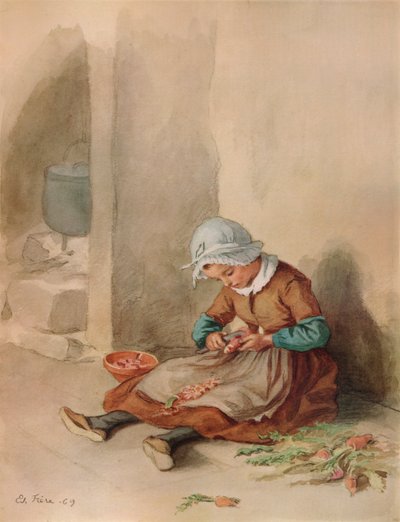 Die kleine Hausangestellte, 1869, 1938 von Pierre Edouard Frere