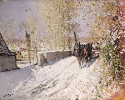 Winterlandschaft von Pierre Eugene Montezin