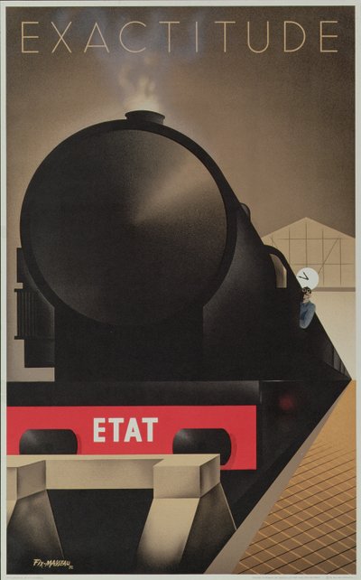 Das Leben der Eisenbahn von Pierre Felix Fix Masseau