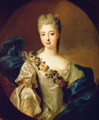 Porträt von Charlotte Aglaé von Orléans von Pierre Gobert