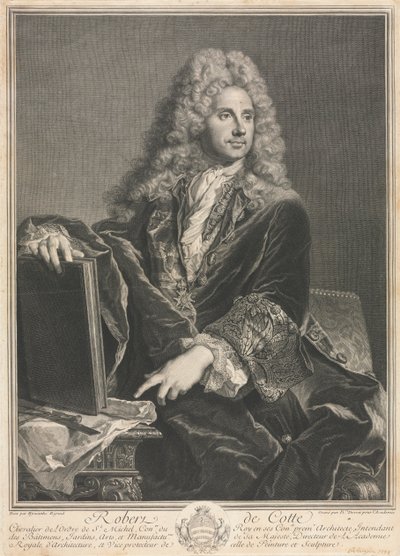 Robert de Cotte von Pierre Imbert Drevet