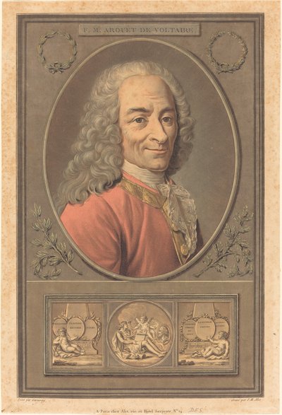 F.M. Arouet de Voltaire von Pierre Michel Alix