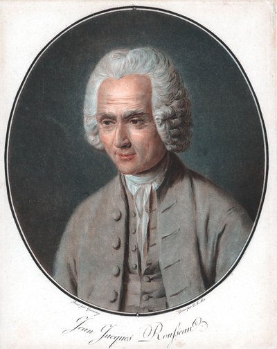 Jean-Jacques Rousseau, französischer politischer Philosoph von Pierre Michel Alix