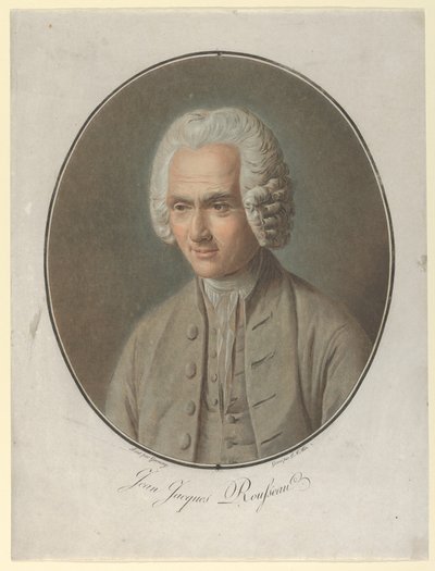 Jean-Jacques Rousseau, 1791 von Pierre Michel Alix