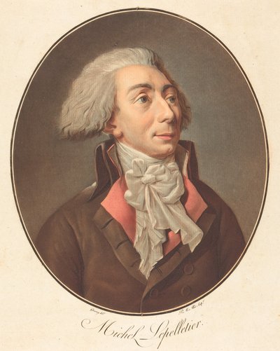 Michel Lepelletier, 1794 von Pierre Michel Alix