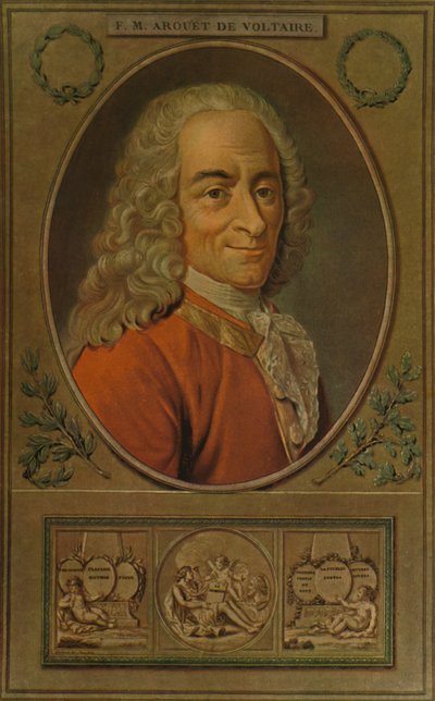 Voltaire, ca. 1770, 1913 von Pierre Michel Alix