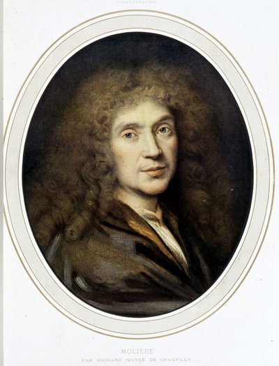 Molière von Mignard - Musée de Chantilly von Pierre Mignard