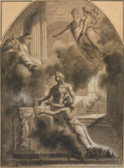 Mythologische Szene von Pierre Paul Prud