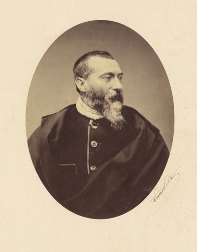 Porträt von Jean-Baptiste Alphonse Karr von Pierre Petit