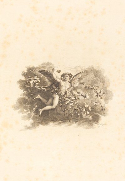Fleuron für die Titelseiten von Pierre Philippe Choffard