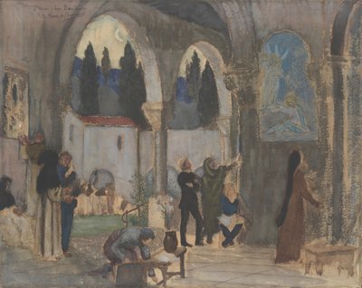 Christliche Inspiration, 19. Jahrhundert von Pierre Puvis de Chavannes