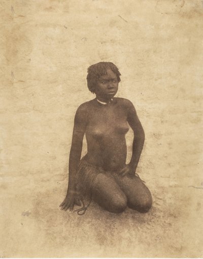 Junge Nuba-Frau, 1853-54 von Pierre Tremaux