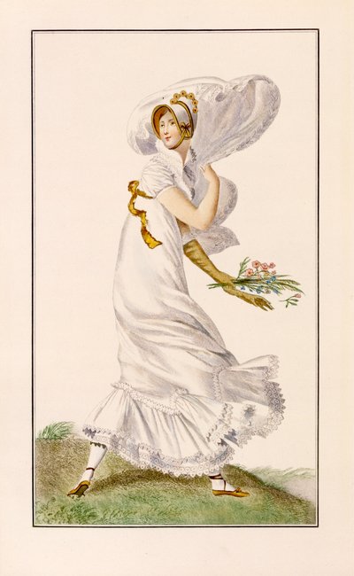 Chiffon-Promenadenkleid, 1812 von Pierre de La Mesangere