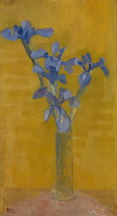 Schwertlilien, um 1910 von Piet Mondrian