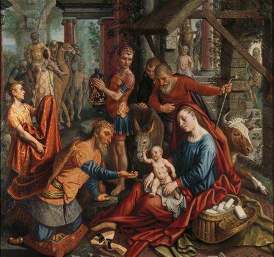 Die Anbetung der Könige von Pieter Aertsen