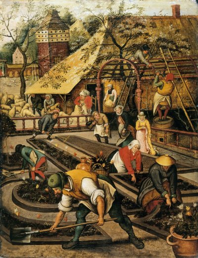 Frühling von Pieter Brueghel the Younger