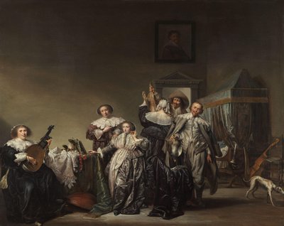 Galante Gesellschaft von Pieter Codde