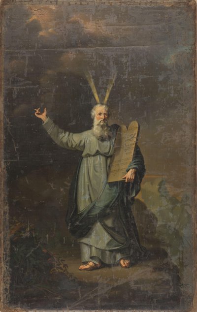 Moses mit den Gesetzestafeln von Pieter Gaal