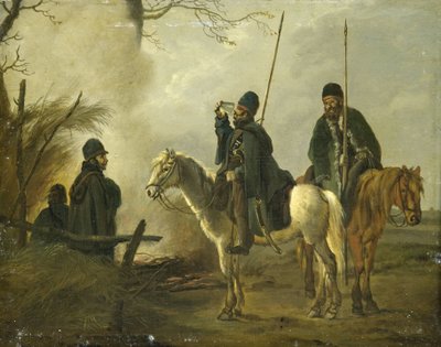 Kosakenposten im Jahr 1813 von Pieter Gerardus van Os