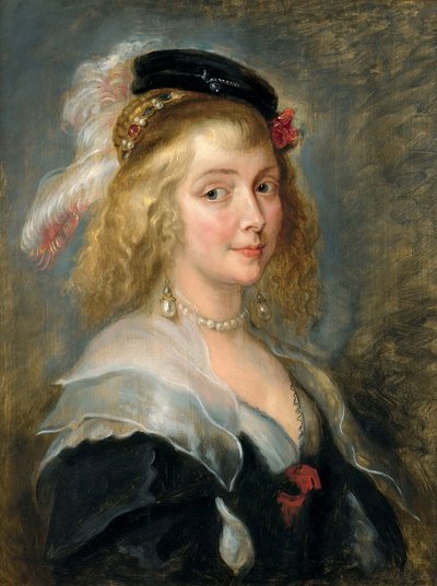 Porträt von Hélène Fourment, 1640 von Peter Paul Rubens
