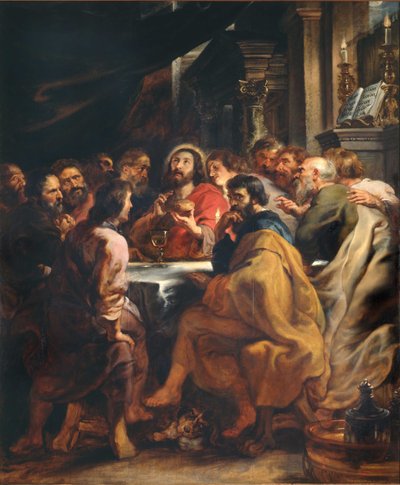 Das letzte Abendmahl, 1631-1632 von Peter Paul Rubens