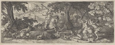 Fuchsjagd von Pieter Serwouters