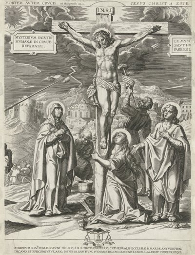 Kreuzigung Christi (Mittelteil) von Pieter de Jode (I)