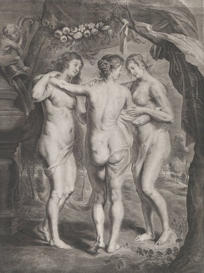 Die drei Grazien von Pieter de Jode II