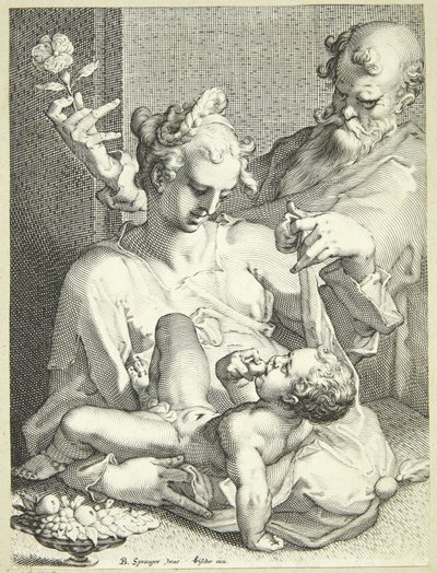 Die heilige Familie von Pieter de Jode I