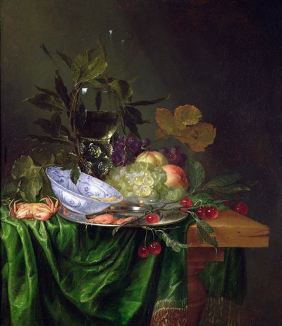 Stillleben mit einem Römer von Pieter de Ring