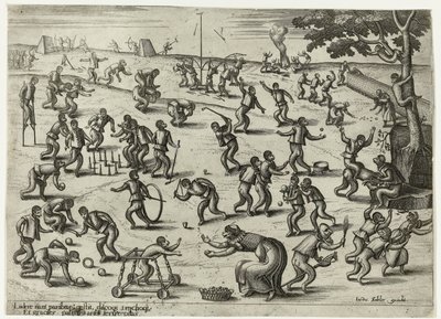 Kinderspiele von Pieter van der Borcht (I)