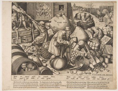 Jedermann, ca. 1558 von Pieter van der Heyden